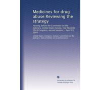 Medicines for drug abuse:Reviewing the strategy: Hearing before the Committee on the Judiciary, United States Senate, One Hundred Third Congress, second session ... April 19, 1994