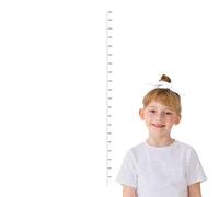 Medición de altura para pared, regla adhesiva para tabla de crecimiento, adhesivo de pared transparente extraíble, cinta métrica impermeable de 0 a 78.74 pulgadas para bebés y niños, 78.7 x 2.05