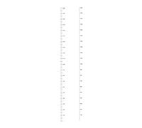 Medición de altura, tabla de crecimiento adhesiva, regla de altura para bebés, adhesivo de pared transparente extraíble, regla de mano impermeable para bebés y niños, 5,2 cm x 5,2 cm