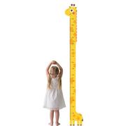 Medición de altura, tabla de crecimiento de niños, 11.8 pulgadas, medida de animales, regla de pared para guardería de bebé, rastreador decorativo para niños y niñas con bonita impresión para el hogar