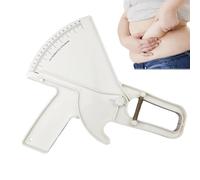 Medición de grasa corporal, medición de grasa de la piel, 0 - 88 mm Fat Skinfold - Cinta de grasa portátil profesional de doble resorte, medidor manual preciso para personas que hacen dieta