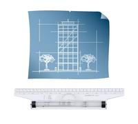 Medición De La Reglas De Rodamiento - Rodamiento De Reglas Paralelas | Escala De Rodamientos Versátiles | Escalas De Ángulo Del Pie | Herramientas De Medición | Traducción Ruller Herramienta De