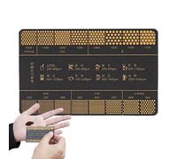 Medición de Molienda de Café | Guía de Referencia Molido de Polvo de Café,Portátil Para Preparación De Café, Accesorio Para Molino De Cocina Casa