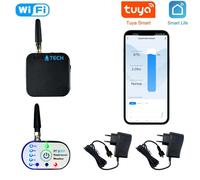 Medición de nivel de líquido WiFi inteligente Tuya con monitor indicador RF433