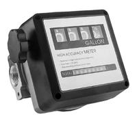 Medición de precisión de carbón, contador de reinicialización mecánica, construcción de mezcla de rosca de 1 pie para transferencia de petróleo, dispositivo de medición de flujo de petróleo