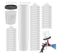 Medición de tazas para pintura, mezcla de tazas para pintura de coche | Vasos pulverizadores portátiles para coche 50 piezas | Pulverizador de pintura
