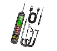 Medición precisa de pluma, multímetro recargable por USB, comprobador para comprobaciones de circuitos domésticos y mantenimiento de energía al aire libre, herramienta de técnico electricista