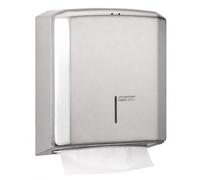 Mediclinics Dispensador de Papel Toalla para Baños Públicos y Colectividades | Secado de Manos e Higiene Profesional | Ideal para Hoteles, Hospitales y Oficinas | DT2106 (Acero Inoxidable Satinado)