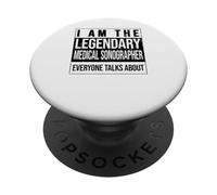 Médico-Codificador Cumpleaños Nacido Médico-Sonógrafo PopSockets PopGrip Adhesivo