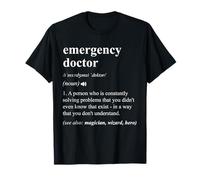 Médico de Emergencia Divertido Diccionario Definición Camiseta
