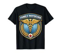 Médico de Familia Medicina Práctica General Médico Caduceo Camiseta