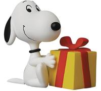 Medicom Peanuts Mini UDF Serie 15 Gift Snoopy - Figura Decorativa (6 cm)