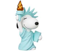 Medicom Toy Peanuts: Estatua de la Libertad Snoopy Ultra Detail Figura Serie 17