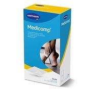 Medicomp Compresas de Tejido no Tejido, Extrasuaves y Absorbentes, con Estructura de Gasa para el Tratamiento General de Heridas o Procedimientos Ambulatorios, 10 x 20 Cm, 25 x 2 Un, Blanco