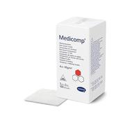 Medicomp - Compresas no tejidas, 5 x 5 cm, 40 g, bolsa de 100 unidades