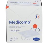 Medicomp Compresse Stérile 7,5x7,5cm 100uds