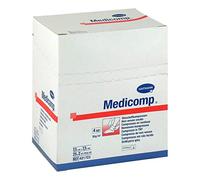 MEDICOMP Fieltro estéril, 7,5 x 7,5 cm, 4 capas, 25 x 2 unidades