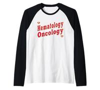 MÉDICOS Hospital ENFERMERÍA HEMATOLOGÍA ONCOLOGÍA Camiseta Manga Raglan