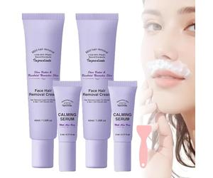Medicpure Facial HaIR RemOVal Cream, Facial HAir Removal Cream Kit with Scraper, Face Hairs REMoval for Women, Painless HAIR Removals,Lasting Smooth Skin,Suitable for All Skin Type (2)