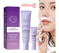 Medicpure Facial Hair Removal Cream - Gentle Face Hair Removal for Women, Painless Facial Hairs Removals Cream Kit with Scraper, Instant HairRemoval, Lasting Smooth Skin, All Skin Types (1)