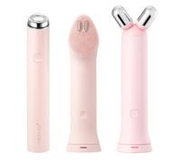 medicube - Age Booster Pro Mini Plus + Cleansing Head + V Roller Set - Pink