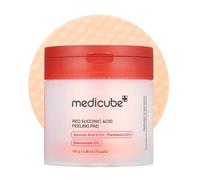 MEDICUBE Cosmética Facial Red Succinic Acid Panthenol Pads Discos Faciales Exfoliantes