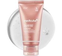 Medicube Crema de envoltura nocturna de colágeno para elasticidad e hidratación - máscara de sueño de tratamiento facial para la noche con película de envoltura de colágeno para renovar la piel y