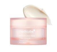 Medicube Crema de Triple Colageno - Crema Hidratante Facial Mujer y Hombres con Acido Hialuronico, Elastina Premium y Manteca de Karité. Antiarrugas y Elasticidad. Skincare Coreano. 50g.