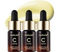medicube Deep Vita C Serum 2.0 - 14.5% vitamina C para manchas y tono desigual - 10 g × 3