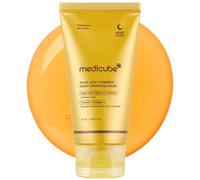 medicube Mascarilla de cúrcuma tipo overnight peel-off - Mascarilla envolvente nocturna para iluminar y suavizar la piel
