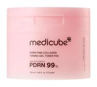 Medicube PDRN Rosa Collagen Almohadillas faciales de gel tonificante 70 un.