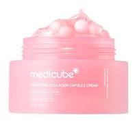 Medicube PDRN Pink Collagen Cream - Crema Hidratante Facial Ligera - Niacinamida para el Tono Desigual de la Piel - Cuidado de la Piel coreano, 55 g