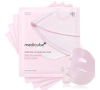 Medicube Salmon DNA PDRN Pink Collagen Jelly Gel Mask, Overnight Face Mask for Glass Glow Skin, Anti-Ageing & Elasticity Boost, Hydrating, Firming & Moisturising, K-Beauty Skincare, 4 Packs Only