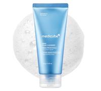 medicube Limpiador de espuma cero para pieles sensibles, control de sebo, equilibrio de humedad y minimización de poros, cuidado de la piel coreano