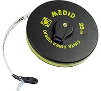 Medid MD/121050GF Cinta métrica de fibra con uña plegable, 50 m