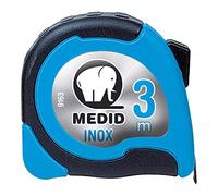 Medid MD/9163 Flexómetro bimaterial inoxidable, 3 m x 19 mm