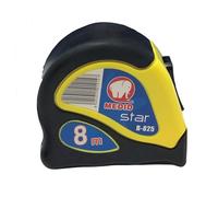 Medid MD/B825 Flexómetro STAR con estuche bimaterial, con freno y clip, 8 m x 25 mm
