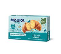 Medida - Cornettes clásicos, sin leche y huevos, 240 g, 6 cuernos - [Pack de 4]