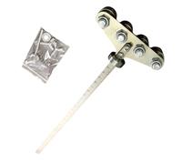 Medida de posicionamiento permanente inoxidable de 60 cm, 3 mm de grosor, estabilidad reforzada para medición de corte, varios materiales, cortador global de sustancias