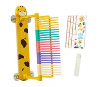 Medida de salto vertical, poste de prueba ajustable 36 × 20 × 11,5 cm, bastón de entrenamiento Touch & Pat | Entrenador educativo de altura, herramienta ligera de 330g para medición de saltos vertical