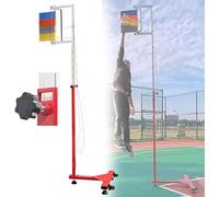 Medida de salto vertical Probador de salto vertical Equipo de entrenamiento de salto de altura de pie Entrenador de salto vertical profesional para estadio interior y exterior - Restablecimiento del