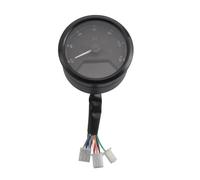 Medidor 12V 2/4 Cilindros Velocímetro Motocicleta Con Soporte Tacómetro Medidor Combustible Tablero Instrumentos Reloj Cuentakilómetros Indicador Digital(No bracket)