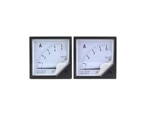 Medidor analógico de corriente continua 6L2-A 5A 10A 15A 20A 30A CA, panel, amperímetro, manómetro, aguja, 80 * 80 mm, 1 unidad(800A(5A))