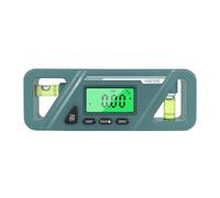 Medidor Angulos Digital con Nivel de Burbuja Magnético y Alta Precisión | Pantalla Digital, Plástico Portátil, Rango 4x90° y 2x180°, Resolución 0.05°, Precisión ±0.2°