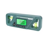 Medidor Angulos Digital, Inclinómetro Magnético Portátil de Plástico | Alta Precisión 0, 05°, Rango 4x90° y 2x180°, Pantalla Clara, 2 Pilas Aaa Incluidas