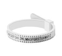 Medidor Anillos,Ring Sizer Herramienta De Medición,Herramientas De Tamaño De Joyería,Herramienta Calibre De Tamaño,Dedo Ring Sizer,Herramienta Para El Dedo Anular,Anillo Reutilizable Portátil