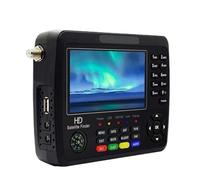 Medidor buscador de satélite con Alta definición, Pantalla LCD de 4,3 Pulgadas, Receptor Detector de señal de TV Digital portátil Conectividad versátil