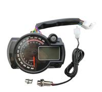 Medidor Conjunto De Instrumentos Odómetro Digital LCD Universal para motocicleta, velocímetro apto para medidor KOSO, instrumento ajustable MAX 299 KM/H, tablero de 7 colores