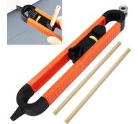 Medidor Contorno, CTRICALVER Duplicador Contorno, Calibre de Contorno Bloqueo Ajustable, Herramienta de Trazo de Lápiz Duplicador de Forma Irregular (naranja)