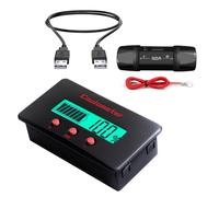Medidor Coulomb de fácil instalación con derivación de cobre que proporciona lecturas para laboratorio y sistemas de alimentación al aire libre, monitor de batería